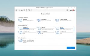 stellar data recovery choose disk