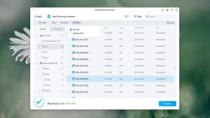 wondershare recoverit file filter macos