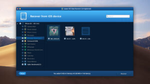 leawo ios data recovery preview found data
