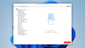 stellar data recovery for iphone analyzing phone