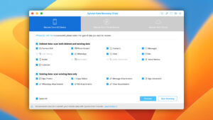 syncios data recovery select data to recover