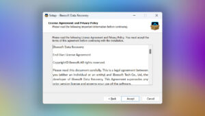 ibeesoft data recovery installation step 2